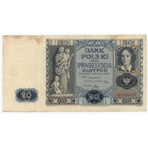 20 złotych 1936 - ciekawsza seria AB