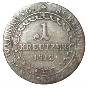 Austria, 1 krajcar 1812 Smolnik