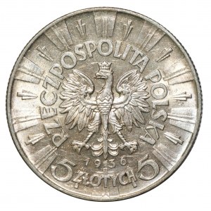 II RP, 5 złotych 1936 Piłsudski