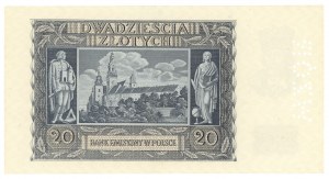 20 zlotých 1940 - Séria L - MODEL