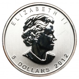 KANADA 5 Dolarów 2012, Dzika przyroda Kanady - łoś