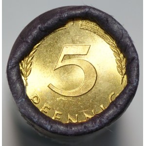 Germania, 5 Pfennig 1995 J - valore 2,5 marchi