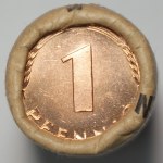 Niemcy, 1 Pfennig 1996r D - wartość 0,5 marki