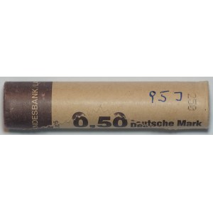 Niemcy, 1 Pfennig 1995r J - wartość 0,5 marki