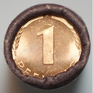 Niemcy, 1 Pfennig 1995r J - wartość 0,5 marki