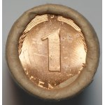 Niemcy, 1 Pfennig 1995r J - wartość 0,5 marki