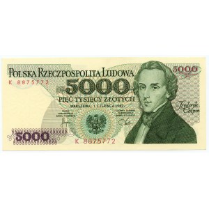 5000 Or 1982 - Série K