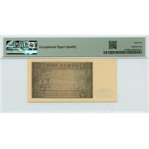 2 złote 1948 - seria BR - PMG 66 EPQ
