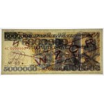 5.000.000 złotych 1995 - REPLIKA - seria AC 0000000, No 93, WZÓR/SPECIMEN
