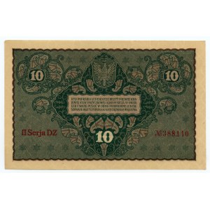 10 polských marek 1919 - 2. série DZ