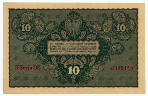 10 Polish marks 1919 - 2nd Series DZ