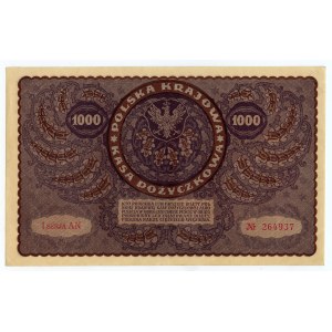1,000 Polish marks 1919 - 1st Series AN