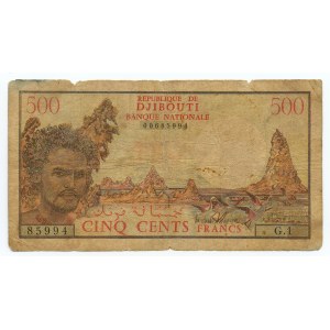 Afrika - Džibutská republika 500 franků
