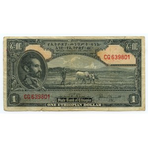 Afryka - Ethiopia 1 Dolar 1945