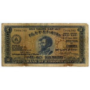 Afryka - 1933 Etiopia 2 Talary