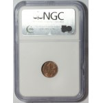 II RP, 1 groš 1931 - NGC MS 64 RB