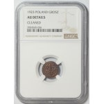 II RP, 1 penny 1923 - NGC AU DETAILS cleaned