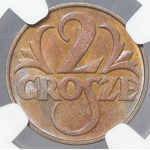 II RP, 2 groše 1934 - NGC MS 63 BN
