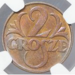 II RP, 2 groše 1934 - NGC MS 63 BN