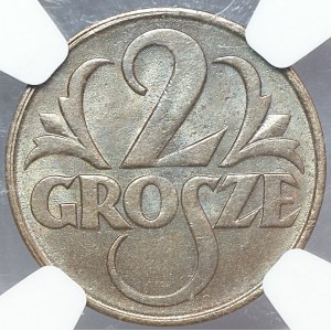 II RP, 2 groše 1925 - NGC MS 64 BN