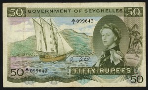 Africa - Seychelles 50 Rupees -1970