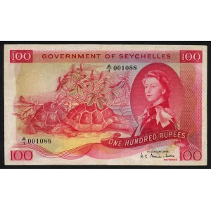 Africa - Seychelles 100 Rupees 1968, A/1 001088