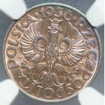 II RP, 2 grosze 1936 - NGC MS 65 RB