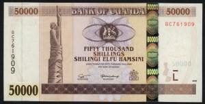 Africa - Uganda 2003 - 50000 Shillings.