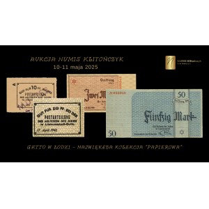 Kolekcja banknotów Getta w Łodzi - TYLKO zapowiedź.