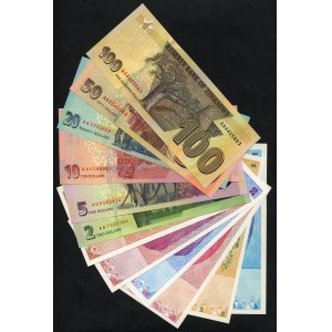 Afryka - Zimbabwe 2009 - 2020 Dolar zestaw 12 sztuk