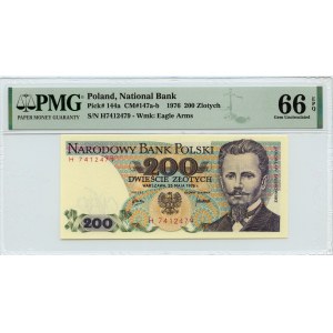 200 złotych 1976 - seria H - PMG 66 EPQ