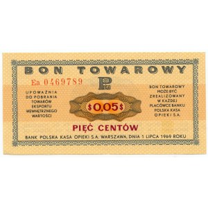 PEWEX - 5 centów 1969 - seria Ea