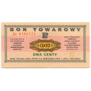 PEWEX - 2 Cents 1969 - Serie Eo