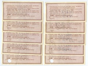 NBP, Depository Revaluation Voucher 10,000 zloty - set of 10 pieces
