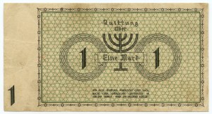 Ghetto Lodz (Litzmannstadt Ghetto), 1 mark 1940, no series, numbering 7 digits