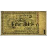 Getto Łódź (Litzmannstadt Ghetto), 1 marka 1940, bez serii, numeracja 7 cyfrowa