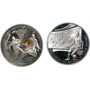 III RP, 10 gold 2002 - XVII World Cup set of 2 pieces