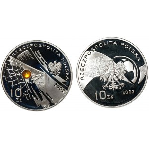 III RP, 10 gold 2002 - XVII World Cup set of 2 pieces
