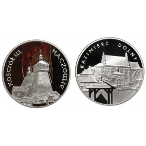 III RP, 20 zloty 2006 - Church in Haczów and 20 zloty 2008 - Kazimierz Dolny, set of 2 coins