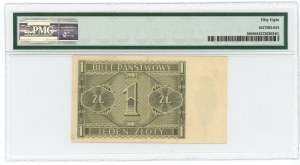 1 zloty 1938 - series IH - PMG 58