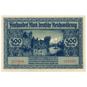GDAŃSK/DANZIG, 500 marek 1922