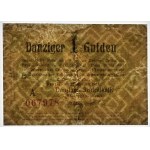 GDAŃSK/DANZIG, 1 gulden 1923, október,