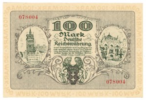 GDAŃSK/DANZIG, 100 marks 1922