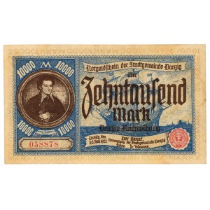 GDAŃSK/DANZIG, 10.000 marek 1923