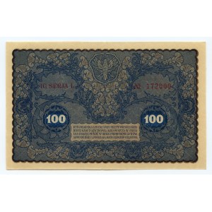 100 polských marek 1919 - IG Serja L č. 172000