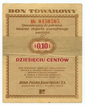 PEWEX - 10 cents 1960 - Bb series