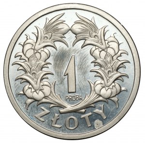 Vzorek 1 zlotý 1929 - KOPIA Kremnica