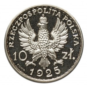 Vzorek 10 zlatých 1925 - KOPIA Kremnica