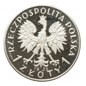 Vzorek 1 zlotý 1932 - KOPIA Kremnica