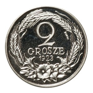 Sample of 2 pennies 1923 - COPY Kremnica